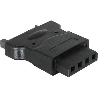 DELTACO SATA Power to 4-pin | Adaptor | Black